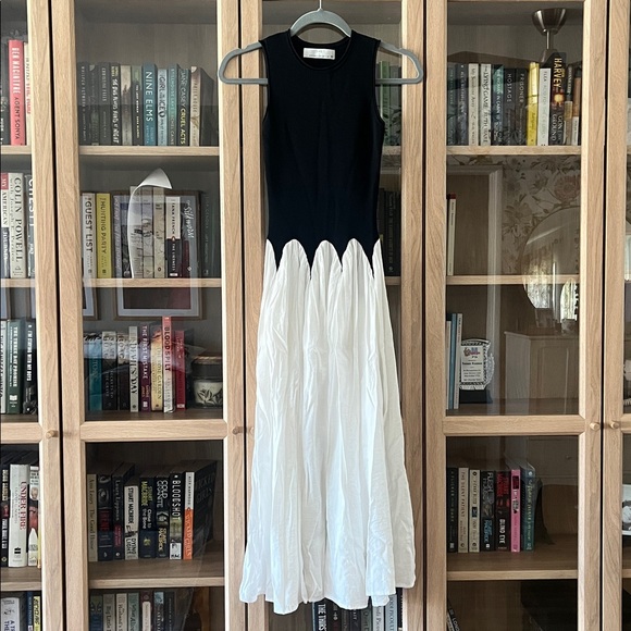 Anthropologie Siempre Michelle Sleeveless Colorblock Midi Dress - Picture 5 of 7